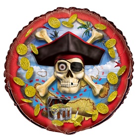 Pirate Bounty Mylar Balloon